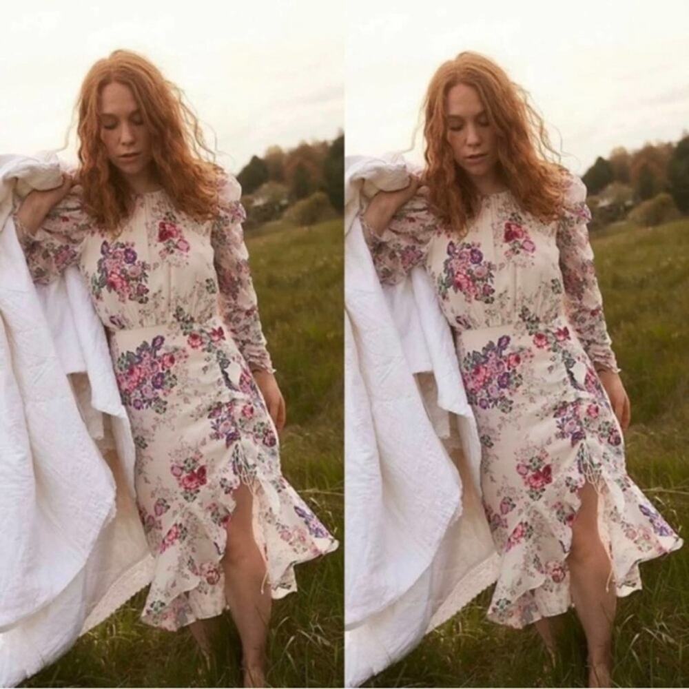 For Love & Lemons Ross Midi Dress